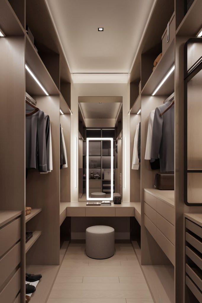 Must-Have Features for a Modern Small Walk-In Closet